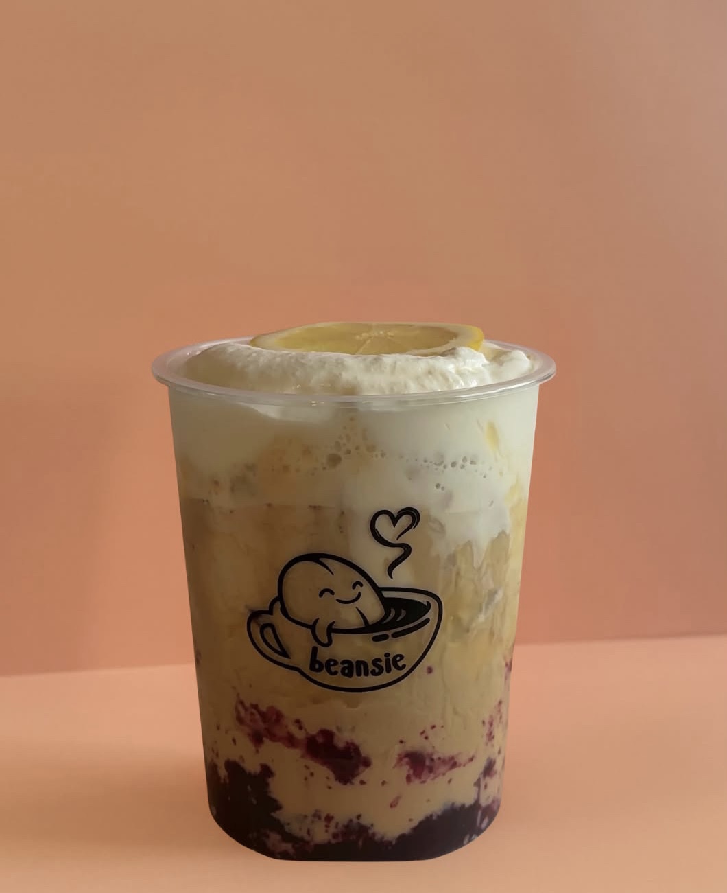 Blueberry Lemon Curd Latte
